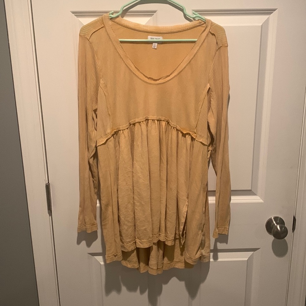True Craft baby doll blouse. 2 plus size